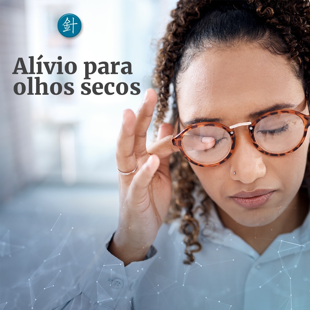 Alívio para olhos secos